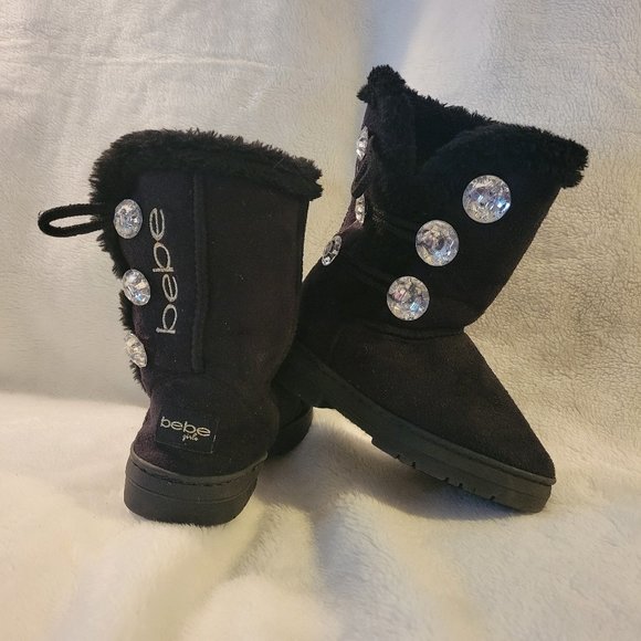 Little Girls' Bebe boots size 11 (Toddler) - Picture 1 of 7